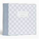 Search for blue gingham binders Country