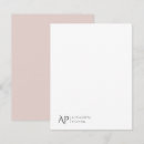 Search for plain pink note cards For her