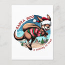 Recherche de noël australien cartes postales Kangourou