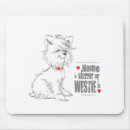 Recherche de westie tapis souris Terrier