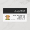 Search for fence business cards Security