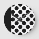 Recherche de pois noir horloges Moderne