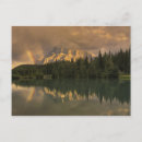 Recherche de montagnes cascade cartes postales Canada