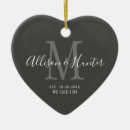 Recherche de wedding date ornaments Newly weds