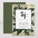 Search for monstera wedding invitations Gold