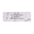 Search for white grey marble return address labels Chic