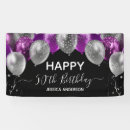 Search for purple 50th birthday party decor Black