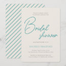 Search for teal bridal shower invitations Typography