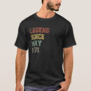 Recherche de légende 1971 tshirts 50e