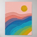 Recherche de rose lumineux posters Aquarelle
