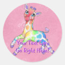 Search for cartoon giraffe stickers Wildlife