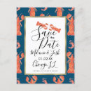 Recherche de crevettes cartes postales Aquarelle