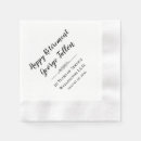 Search for happy retirement napkins Cocktail