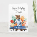 Search for funny tennis cards Cat