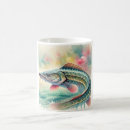 Search for pike fishing mugs Watercolor