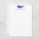 Search for whale note cards Blue