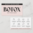 Search for botox business cards Aftercare