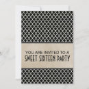 Search for grey sweet 16 invitations Trendy
