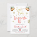 Recherche de snowflake baby shower fille invitations Aquarelle