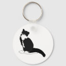 Search for white cats keychains Animal
