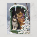 Search for creepy cat postcards Retro