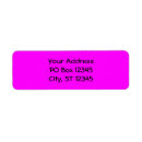 Search for fuchsia labels Black
