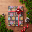 Search for owls wrapping paper Mushroom