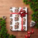 Search for vintage christmas wrapping paper Santa claus