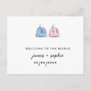 Search for baby boy announcement postcards Welcome to the world