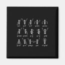 Search for dancing skeletons magnets Black