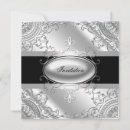 Recherche de black and silver invitations Fête