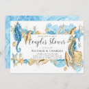 Search for beach couples shower invitations Under the sea