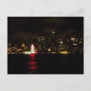 Recherche de seattle la nuit cartes postales Paysage urbain