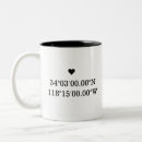 Recherche de longitude tasses D'anniversaire