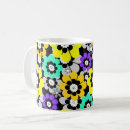 Search for yellow daisy mugs Rustic