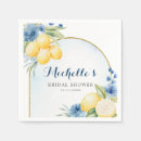 Search for citrus fruit napkins Lemon bridal shower