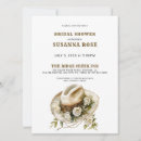 Search for hat bridal shower invitations Rustic