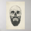 Recherche de barbe noire posters Crâne