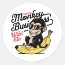 Search for monkey business stickers Animals