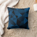 Recherche de noir et bleu coussins Pour lui