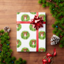 Search for christmas wreath wrapping paper Watercolor