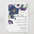 Search for navy blue cream wedding invitations Vintage