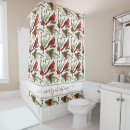 Search for christmas holly berries shower curtains Botanical