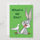 Search for bugs bunny cards invites Classic cartoon