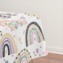 Search for pastel rainbow tablecloths Pink