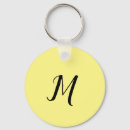 Search for yellow keychains Letter