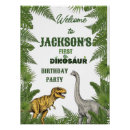 Search for dinosaur birthday posters Brontosaurus