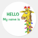 Search for giraffe christmas stickers Party
