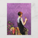Recherche de vintage fashion postcards Lady
