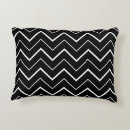 Recherche de chevron noir coussins Blanc